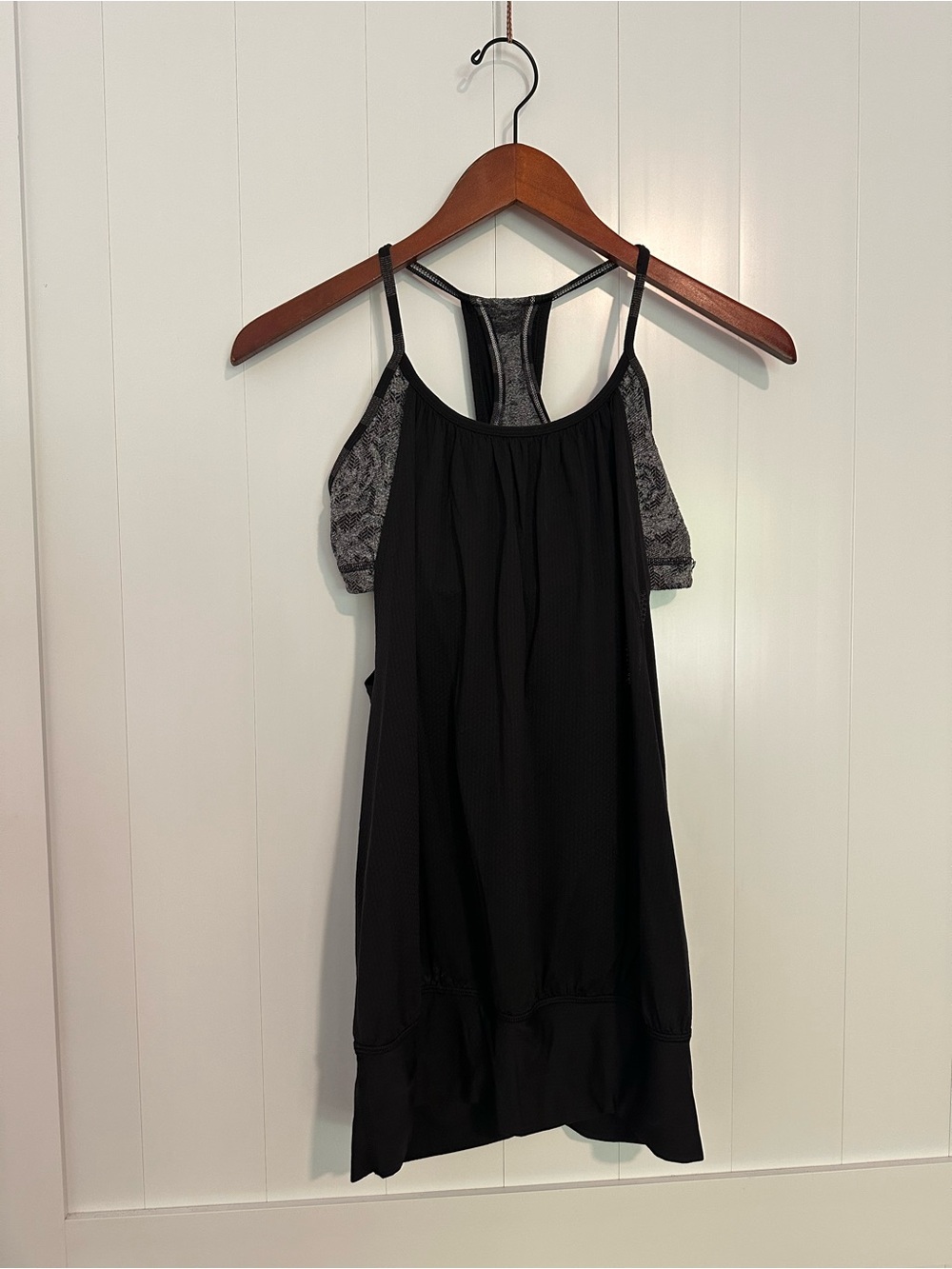 lululemon athletica Black Strappy Layered Camisole